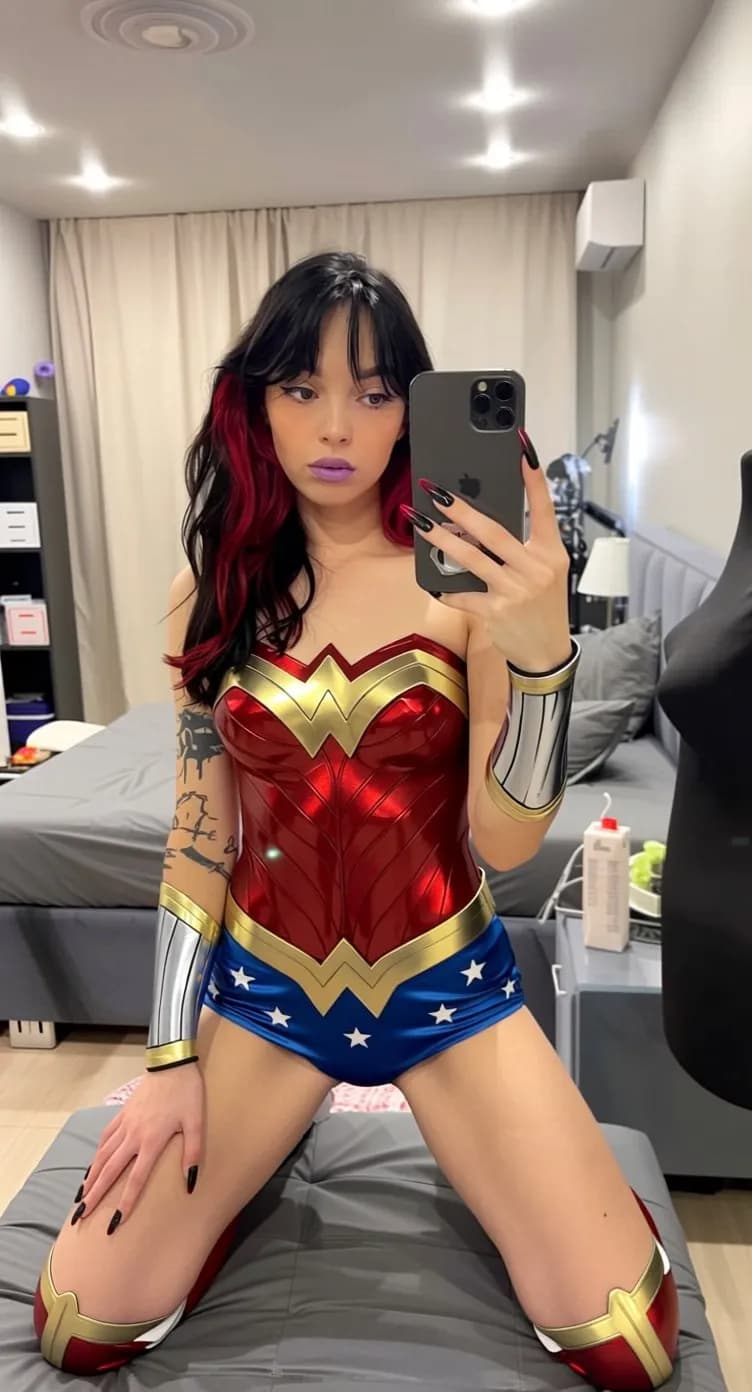 девушка после обработки нашим раздеватором